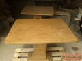 Стол из натурального камня песчаника