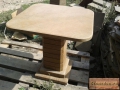 Стол из натурального камня песчаника