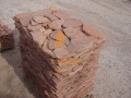 Природный камень песчаник галтованный и обожжённый