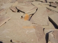 Камень пластушка (плитняк) серо-зелёная необработанная. Природный камень песчаник.